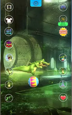 Talking Bath Crocodile android App screenshot 1